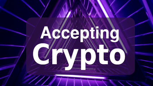 An image of a staircase with the word crypto