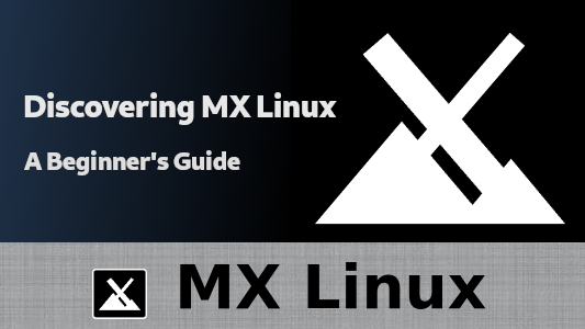 laptop and mobile phone showing Discovering MX Linux - A Beginner