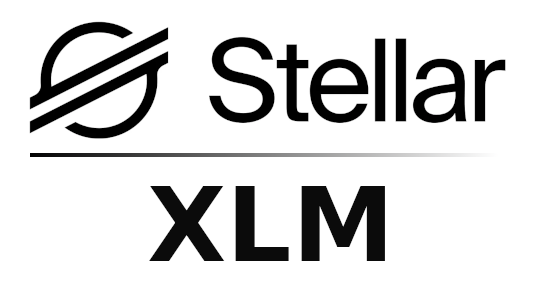 Stellar logo and XLM text 